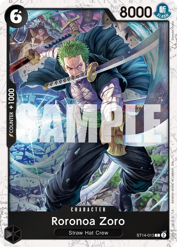 Roronoa Zoro, Premium Booster -The Best- Vol. 2 ST14-013
