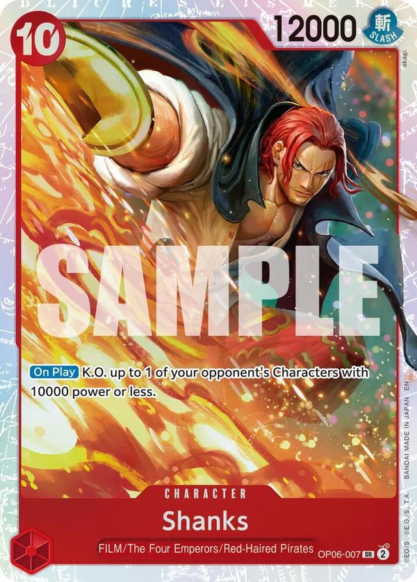 Shanks, Premium Booster -The Best- Vol. 2 OP06-007