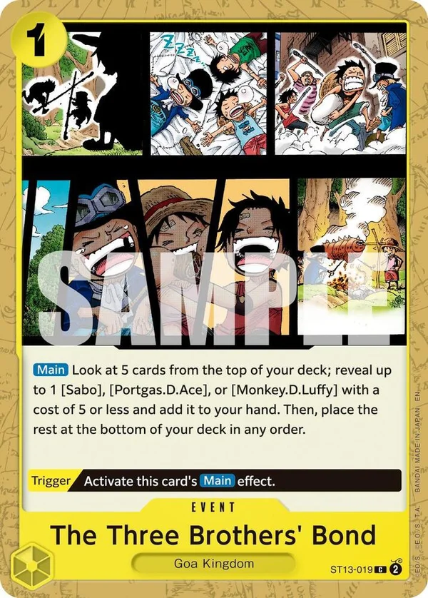 The Three Brothers' Bond, Premium Booster -The Best- Vol. 2 ST13-019