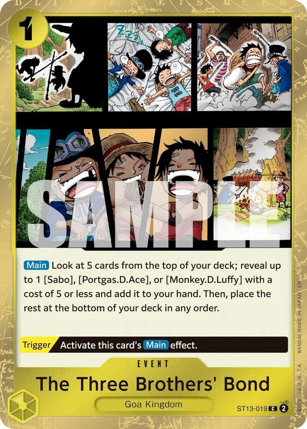 The Three Brothers' Bond, Premium Booster -The Best- Vol. 2 ST13-019