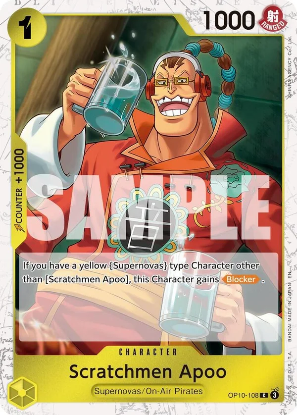 Scratchmen Apoo, Premium Booster -The Best- Vol. 2 OP10-108