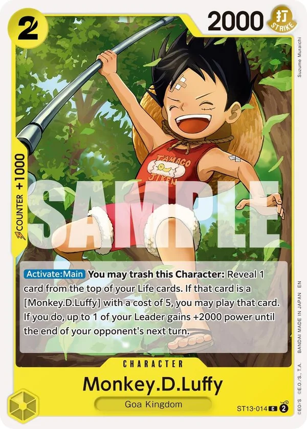 Monkey.D.Luffy, Premium Booster -The Best- Vol. 2 ST13-014
