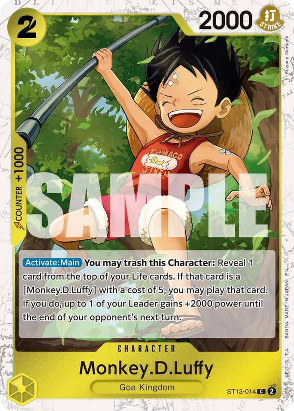 Monkey.D.Luffy, Premium Booster -The Best- Vol. 2 ST13-014