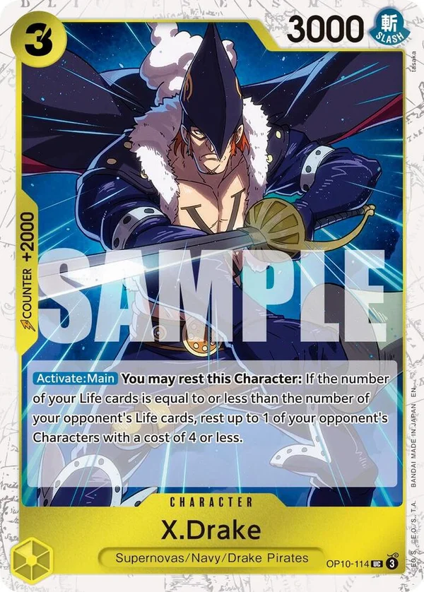 X.Drake, Premium Booster -The Best- Vol. 2 OP10-114