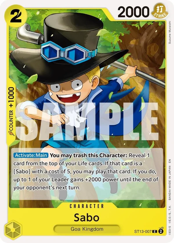 Sabo, Premium Booster -The Best- Vol. 2 ST13-007