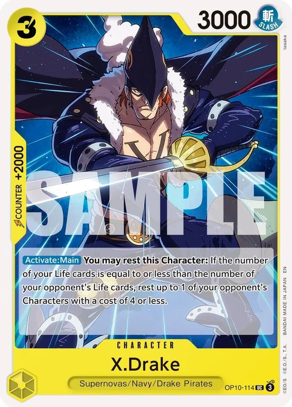 X.Drake, Premium Booster -The Best- Vol. 2 OP10-114