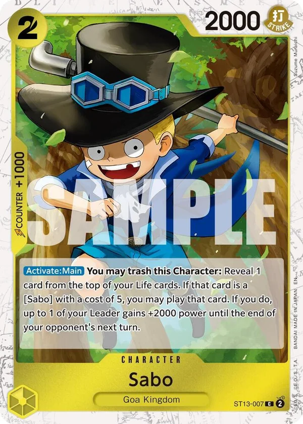 Sabo, Premium Booster -The Best- Vol. 2 ST13-007