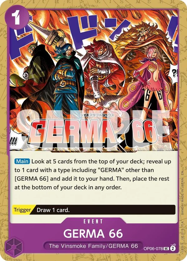 GERMA 66, Premium Booster -The Best- Vol. 2 OP06-078