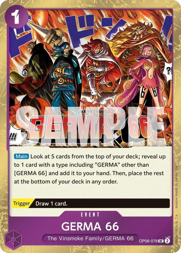 GERMA 66, Premium Booster -The Best- Vol. 2 OP06-078