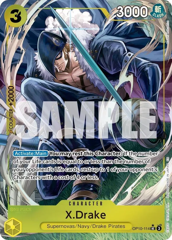 X.Drake, Premium Booster -The Best- Vol. 2 OP10-114