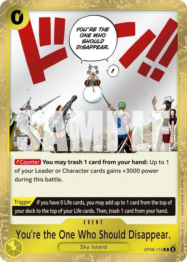 You're the One Who Should Disappear, Premium Booster -The Best- Vol. 2 OP06-115