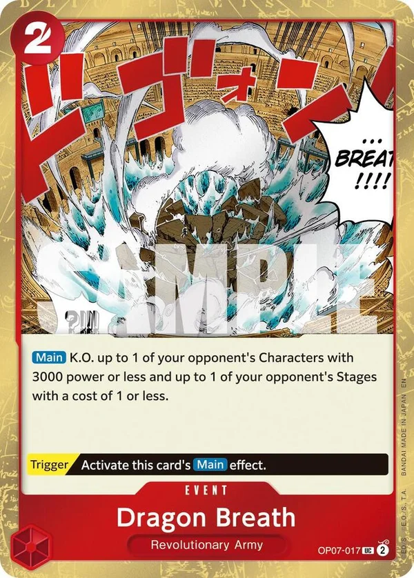 Dragon Breath, Premium Booster -The Best- Vol. 2 OP07-017