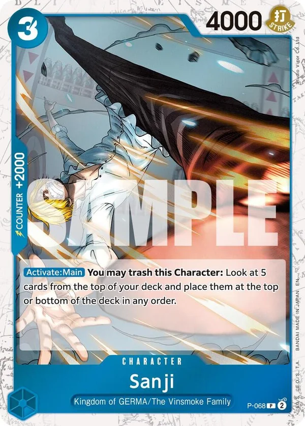 Sanji, Premium Booster -The Best- Vol. 2 P-068