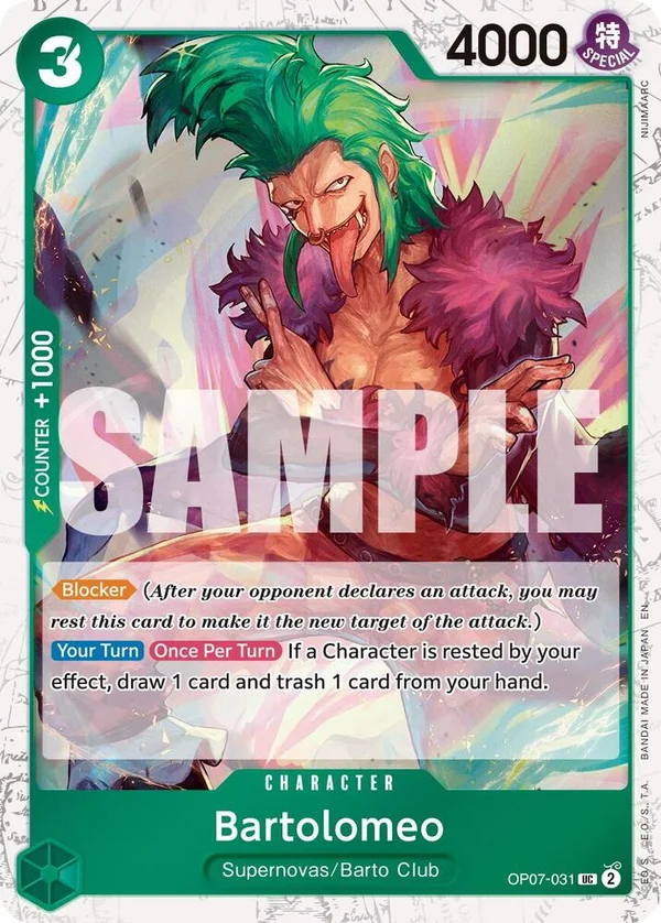Bartolomeo, Premium Booster -The Best- Vol. 2 OP07-031