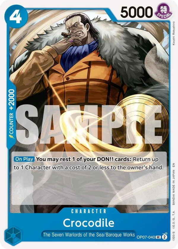 Crocodile, Premium Booster -The Best- Vol. 2 OP07-040