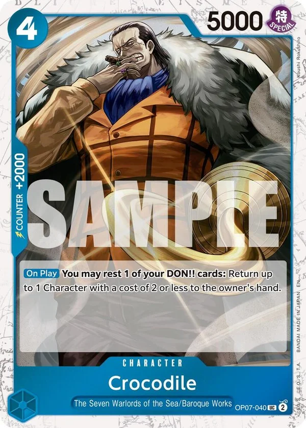 Crocodile, Premium Booster -The Best- Vol. 2 OP07-040
