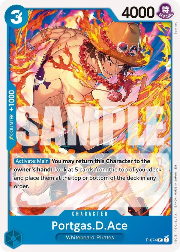 Portgas.D.Ace, Premium Booster -The Best- Vol. 2 P-074