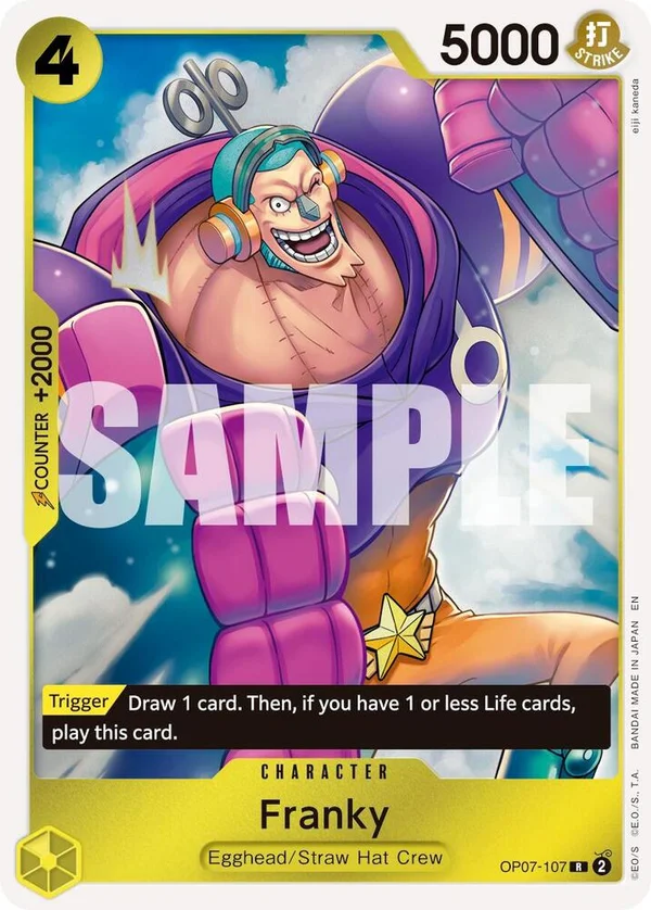 Franky, Premium Booster -The Best- Vol. 2 OP07-107