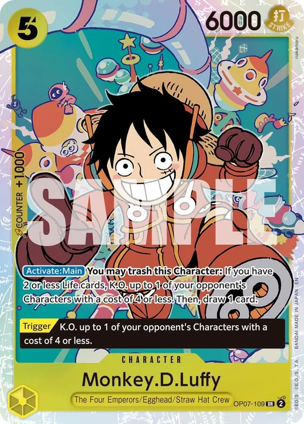 Monkey.D.Luffy, Premium Booster -The Best- Vol. 2 OP07-109