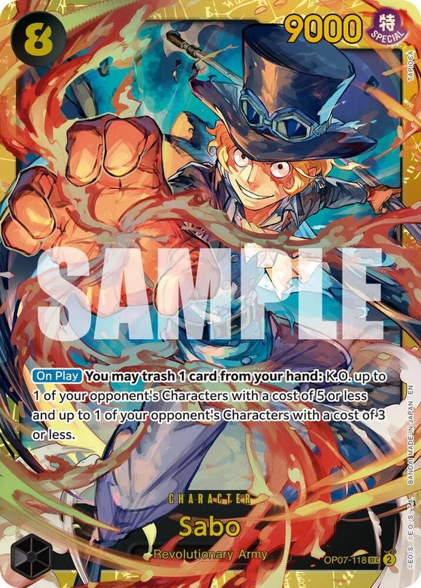 Sabo, Premium Booster -The Best- Vol. 2 OP07-118