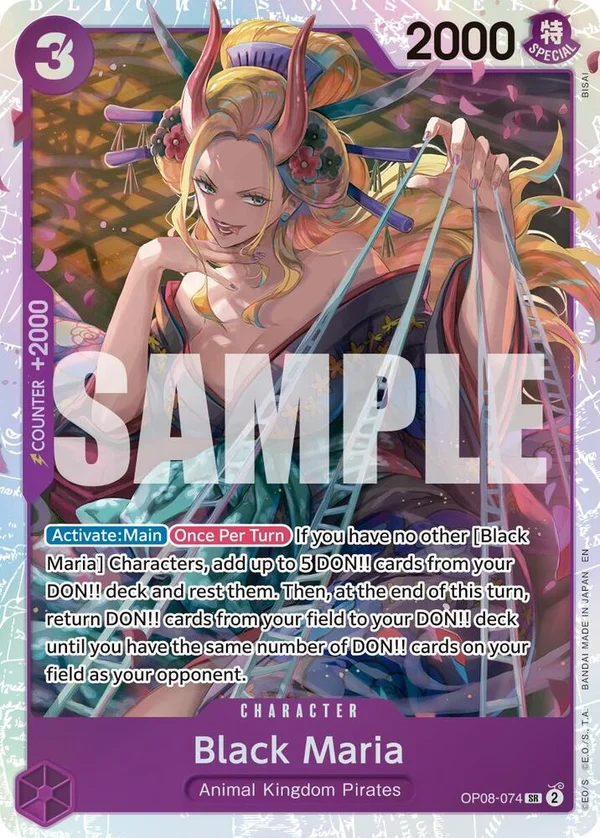 Black Maria, Premium Booster -The Best- Vol. 2 OP08-074