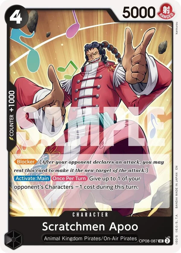 Scratchmen Apoo, Premium Booster -The Best- Vol. 2 OP08-087