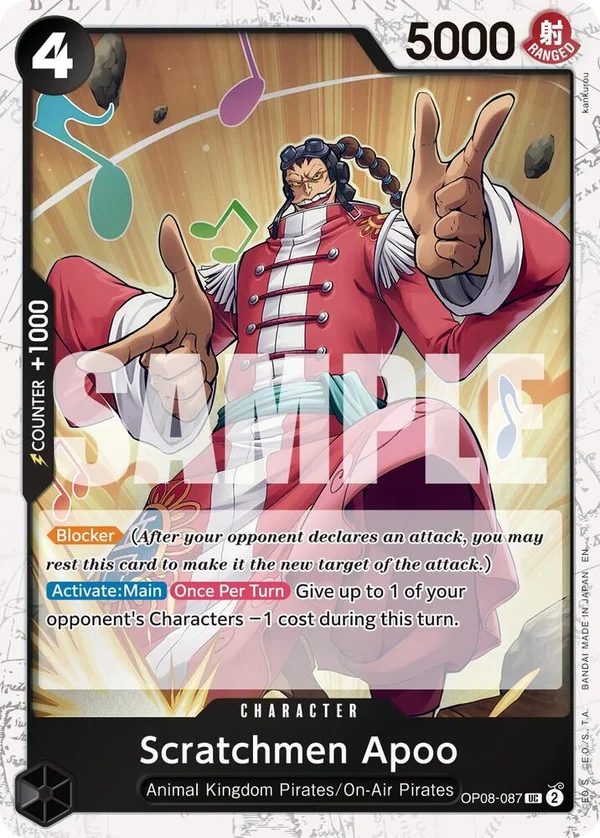 Scratchmen Apoo, Premium Booster -The Best- Vol. 2 OP08-087