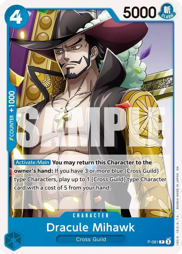 Dracule Mihawk, Premium Booster -The Best- Vol. 2 P-081