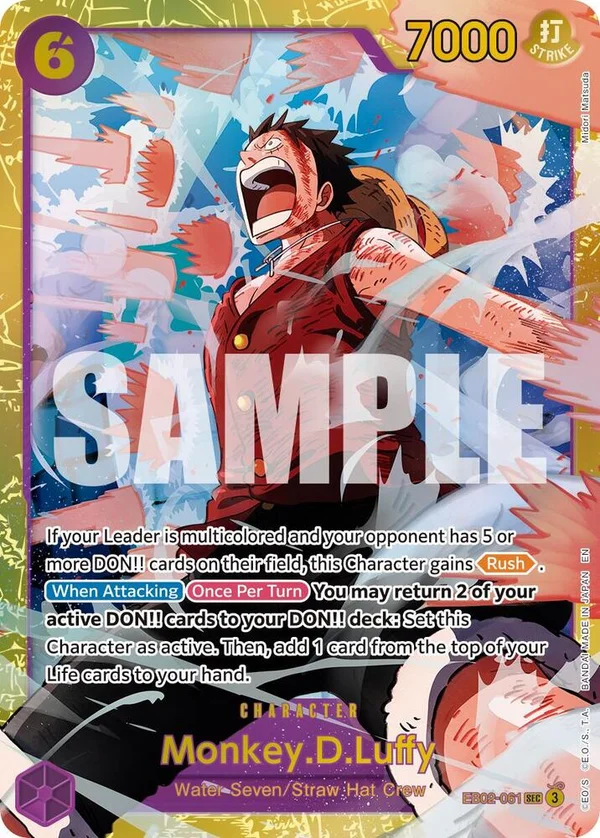 Monkey.D.Luffy, Premium Booster -The Best- Vol. 2 EB02-061