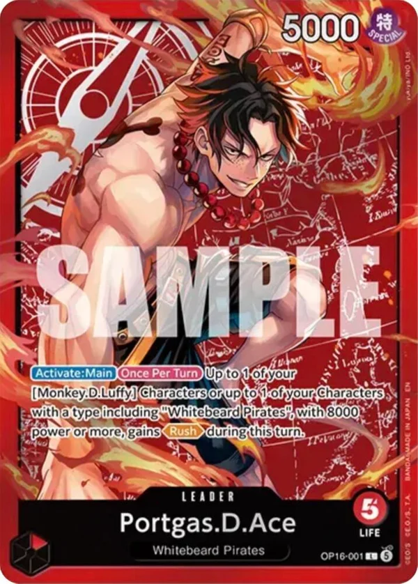 Portgas.D.Ace, Set Sail Deck Set OP16-001