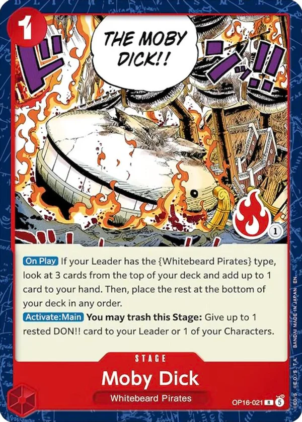 Moby Dick, Set Sail Deck Set OP16-021