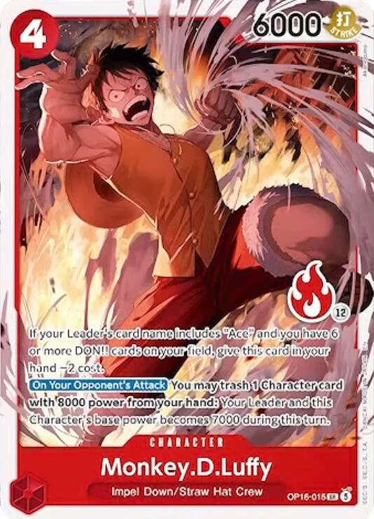 Monkey.D.Luffy, Set Sail Deck Set OP16-015