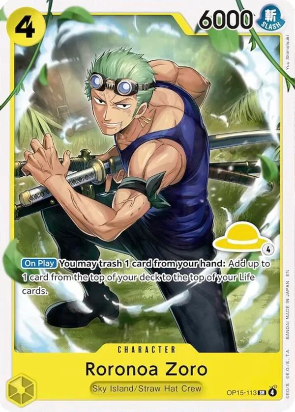 Roronoa Zoro, Set Sail Deck Set OP15-113