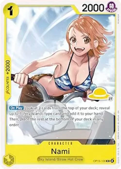 Nami, Set Sail Deck Set OP15-108