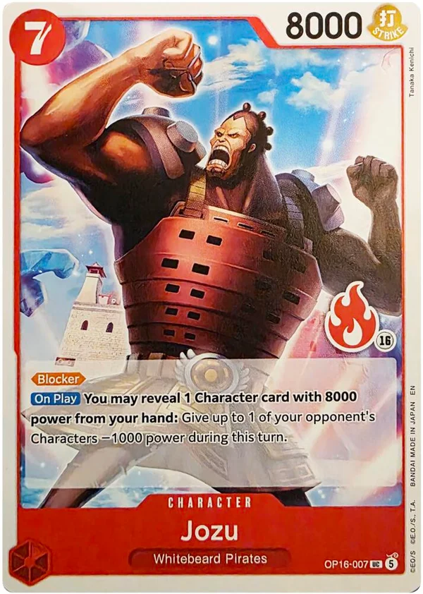 Jozu, Set Sail Deck Set OP16-007