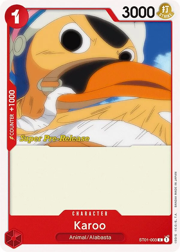 Karoo, Starter Deck 1 Straw Hat Crew (Super Pre-Release Edition) ST01-003