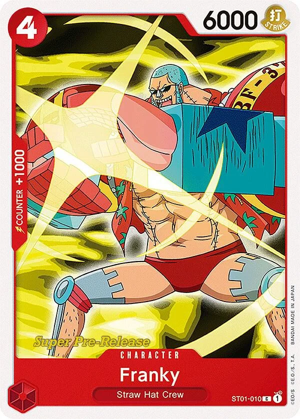 Franky, Starter Deck 1 Straw Hat Crew (Super Pre-Release Edition) ST01-010