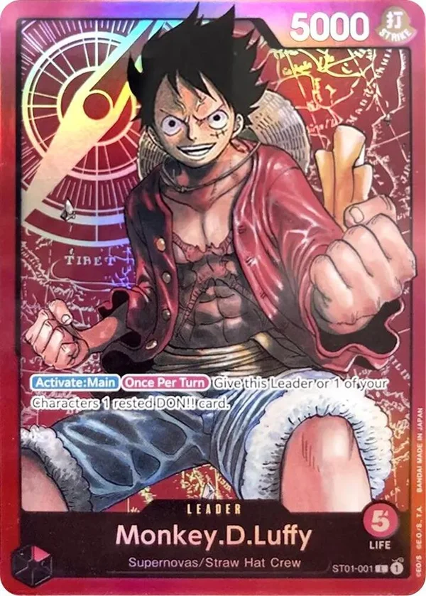 Monkey.D.Luffy, Starter Deck 1 Straw Hat Crew ST01-001