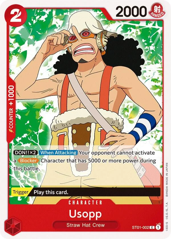 Usopp, Starter Deck 1 Straw Hat Crew ST01-002