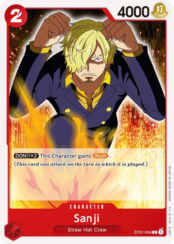 Sanji, Starter Deck 1 Straw Hat Crew ST01-004