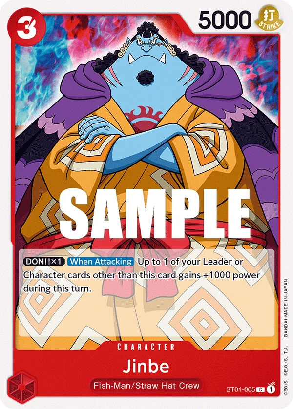 Jinbe, Starter Deck 1 Straw Hat Crew ST01-005