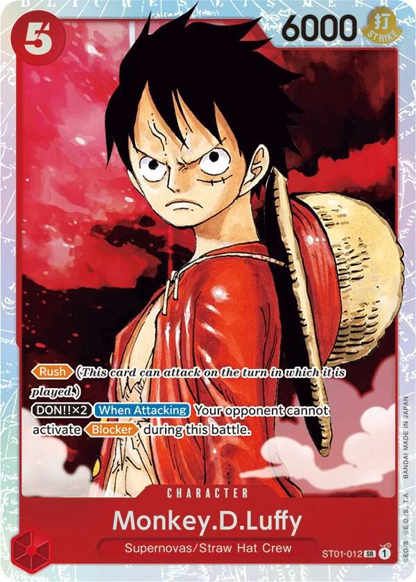 Monkey.D.Luffy, Starter Deck 1 Straw Hat Crew ST01-012
