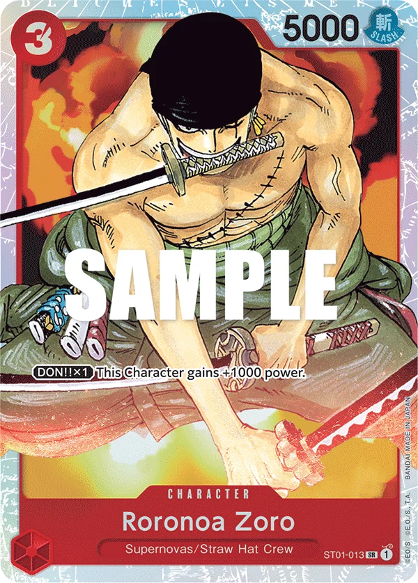 Roronoa Zoro, Starter Deck 1 Straw Hat Crew ST01-013