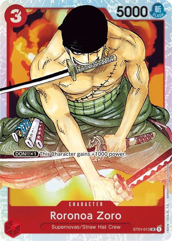 Roronoa Zoro, Starter Deck 1 Straw Hat Crew ST01-013