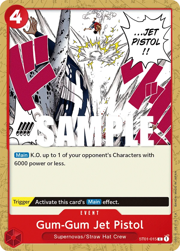 Gum-Gum Jet Pistol, Starter Deck 1 Straw Hat Crew ST01-015
