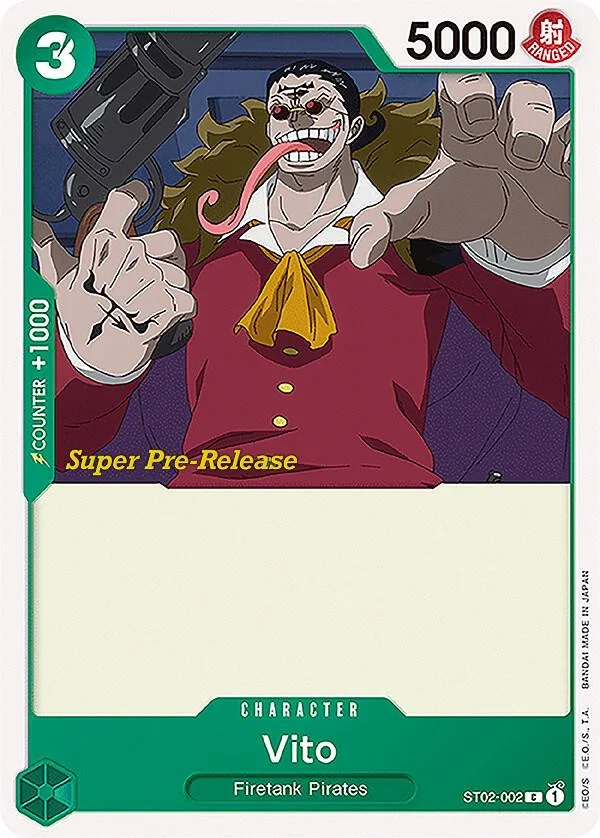 Vito, Starter Deck 2 Worst Generation (Super Pre-Release Edition) ST02-002