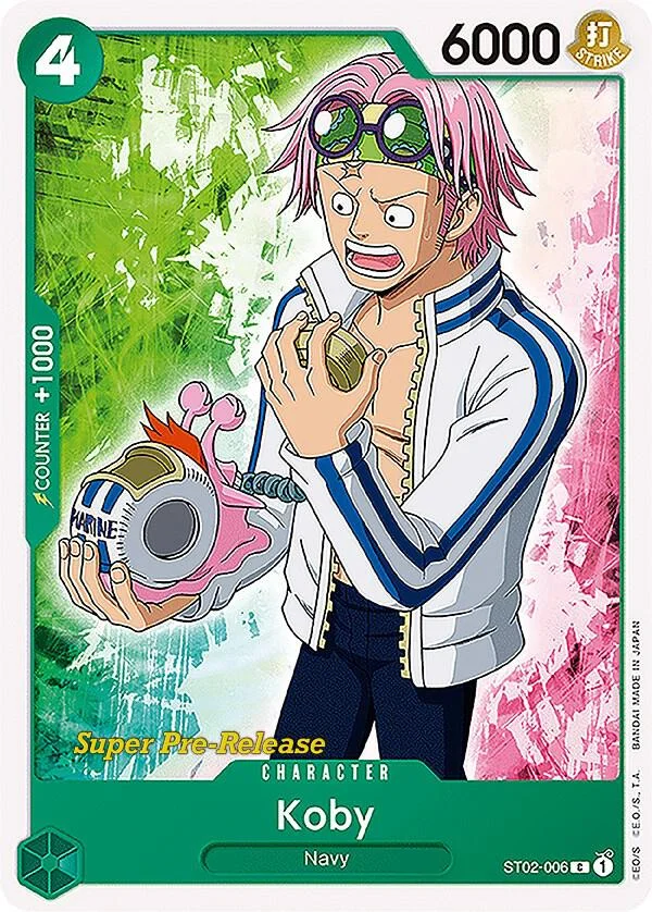 Koby, Starter Deck 2 Worst Generation (Super Pre-Release Edition) ST02-006