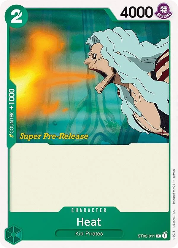 Heat, Starter Deck 2 Worst Generation (Super Pre-Release Edition) ST02-011