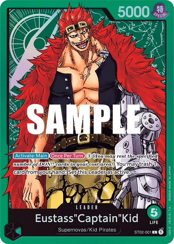 Eustass"Captain"Kid, Starter Deck 2 Worst Generation ST02-001