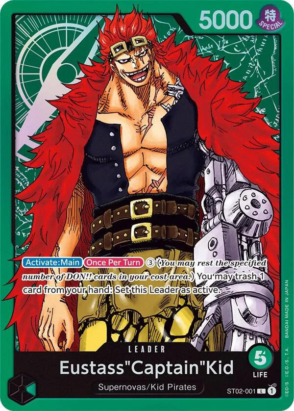Eustass"Captain"Kid, Starter Deck 2 Worst Generation ST02-001